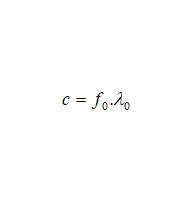 c = f₀·λ₀